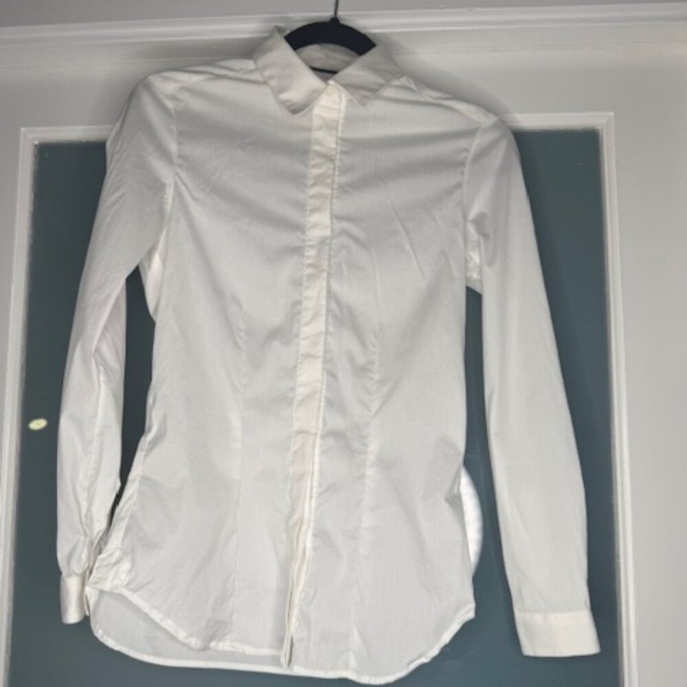 Burberry Classic White Women Shirt Size 0 XS - Great Condition